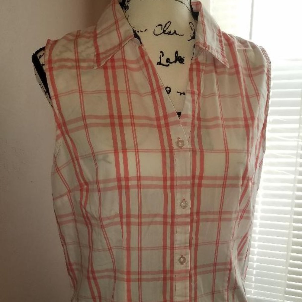 Basic edition sleeveless blouse Large